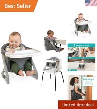 Ultimate Portable Booster Seat - Travel-Friendly High Chair for Infants, Gray