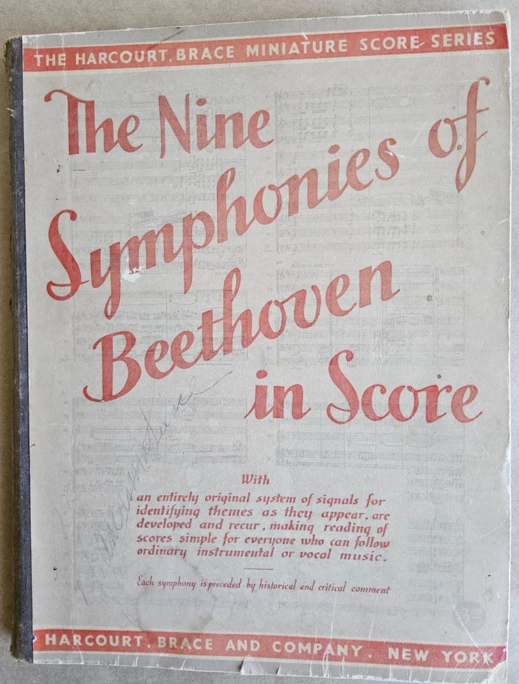 VTG Nine Symphonies of Beethoven & Symphonies of Brahms & Tschaikowsky 1938 - Image 4 of 4