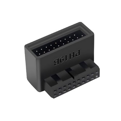 Computer Motherboard Header Adapter USB 3.0 19P 20P 90 Degree Converter A