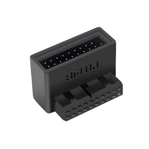 Computer Motherboard Header Adapter USB 3.0 19P 20P 90 Degree Converter A