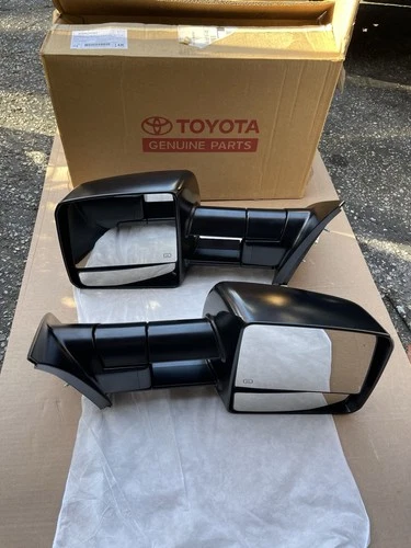 GENUINE OEM TOYOTA 2007-2021 TUNDRA RIGHT & LEFT POWER ADJUST TOWING MIRROR SET