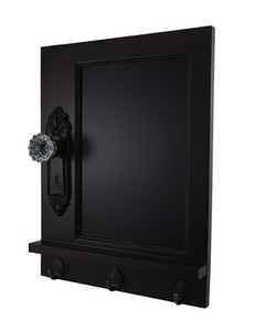 Scratch & Dent Antique Style Doorknob Distressed Finish Chalkboard Wall Hanging