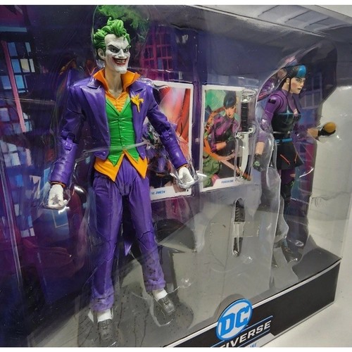 DC Multiverse The Joker and Punchline 7 Inch Action Figure 2-Pack Mcfarlane - Picture 3 of 5