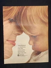 Magazine Ad* - 1965 - AT&T / Bell System - Mom and baby