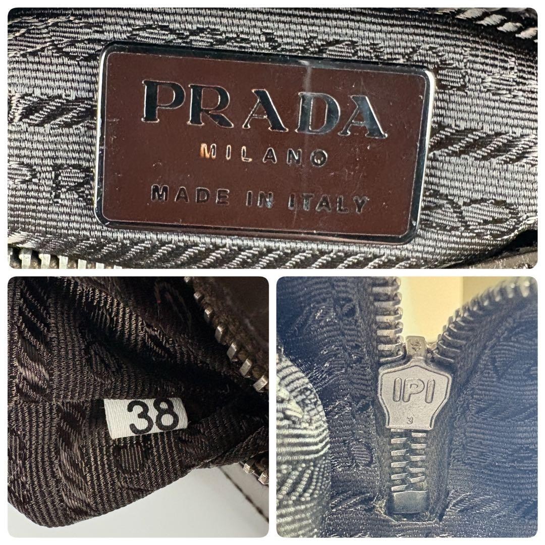 Prada Leather Gradient Camera Bag One Shoulder Bl… - image 18