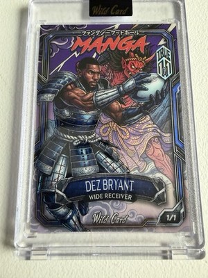 2026 Wild Card Fantasy Football Manga True 1/1 Dez Bryant