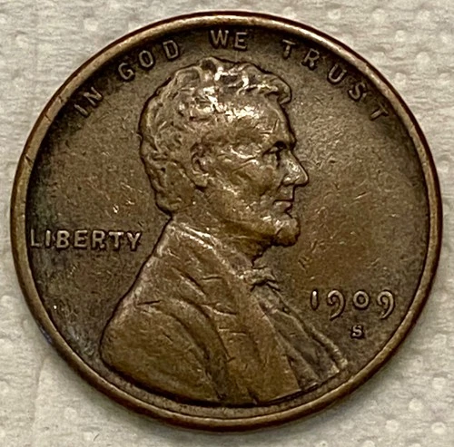 1909 S VDB Wheat Cent fine brown and set 1909-1940