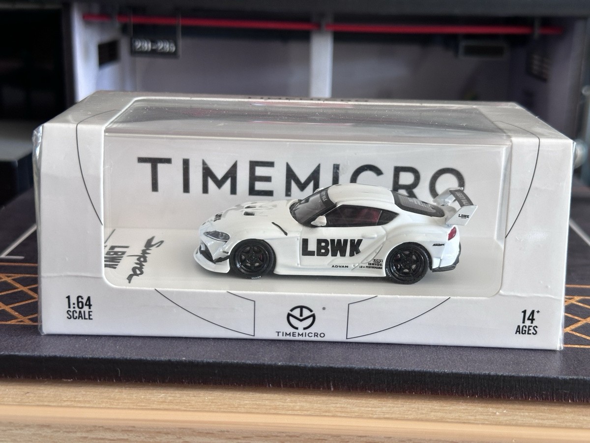 Time Micro 1/64 LBWK Toyota Supra A90 White Sealed | eBay UK