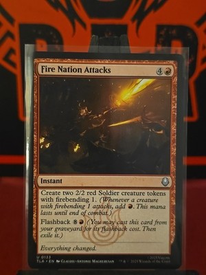 Fire Nation Attacks #133 Near Mint NM Avatar: The Last Airbender TLA Magic MTG