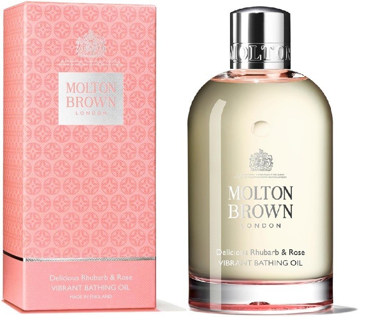 Molton Brown Delicious Rhubarb and Rose Vibrant Bathing Oil 200ml