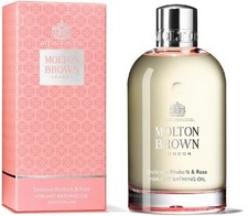 Image of Molton Brown Delicious Rhubarb and Rose Vibrant Bathing Oil 200ml