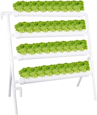 Hydroponics Growing System Kit 36 Plant Sites Food-Grade PVC-U Pipes Hydroponic 