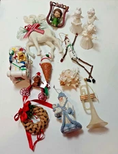 large Mixed lot Vintage Christmas Ornaments