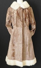 Vtg Xiangao Lamb Fur By Northern Export Furs(england) Sable Trim Coat Rare Xs