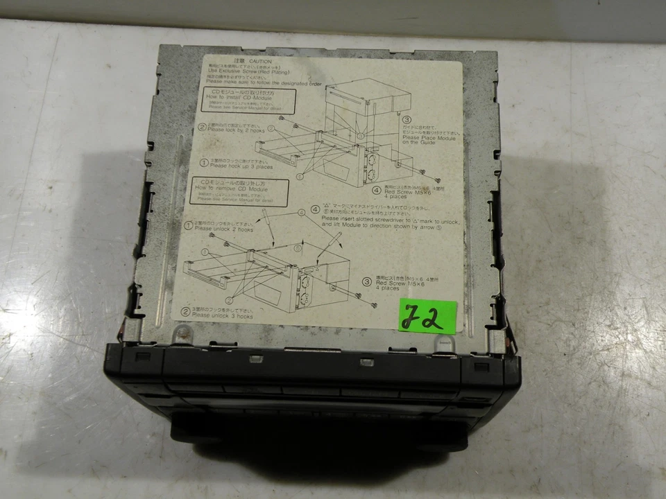 Reproductor de CD estéreo radio LHD MAZDA 626 2001 Foto 3 de 4