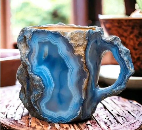 2024 New Mineral Crystal Coffee Mugs, Crystal Mineral Coffee Mugs, Natural Miner - Picture 2 of 16