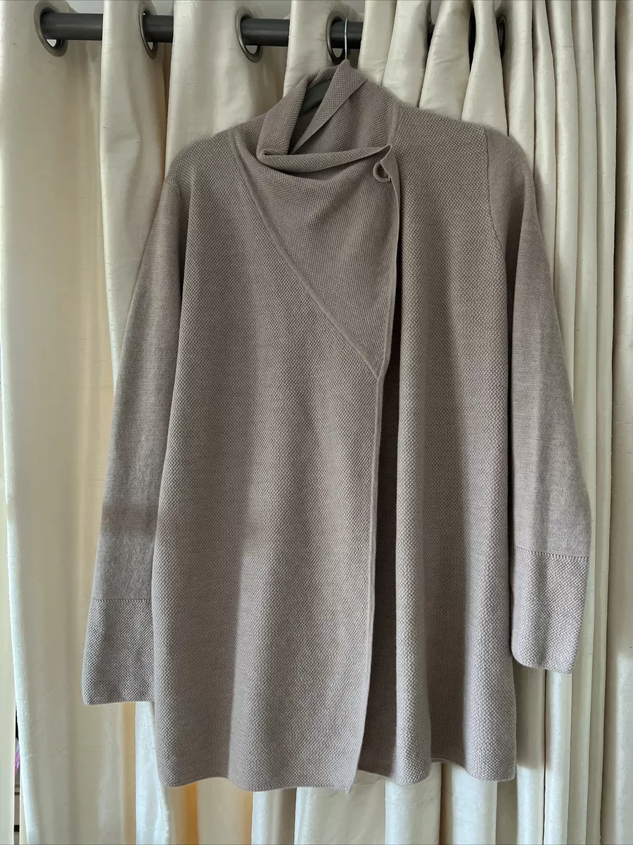 Jigsaw Cardigan Jacket Size Medium Milano Ring 100 soft wool