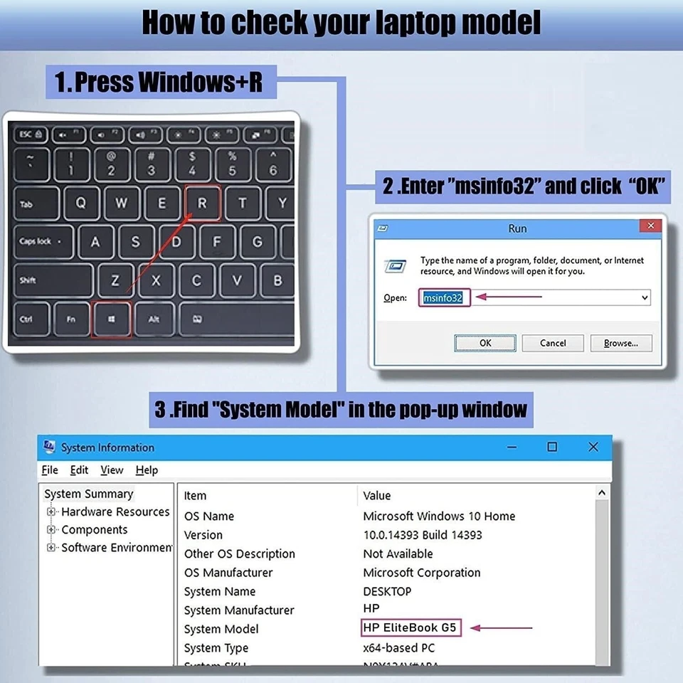 BATERÍA GK5KY 10 PIEZAS PARA DELL Inspiron 11 3147 3148 3152 13 7353 7352 7347 EE. UU. Foto 2 de 4