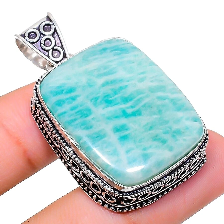 Collares y colgantes De moda Piedra AMAZONITA