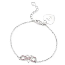 Things Remembered Sterling Silver Infinity Heart Bracelet
