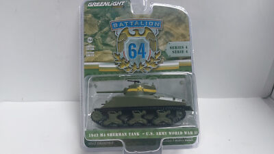 Greenlight 61040C 1943 M4 Sherman Tank US 1/64