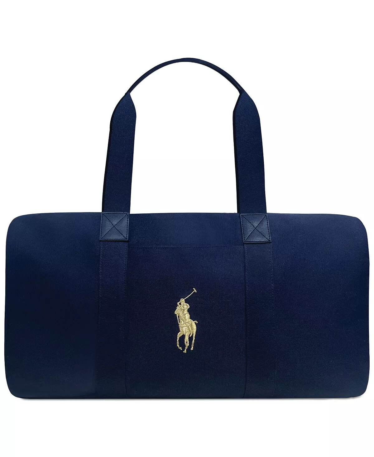 POLO RALPH LAUREN HOLIDAY ORO PONY BORSONE BLU NAVY PALESTRA WEEKEND BORSA A PORTAFOGLIO NUOVA CON ETICHETTE