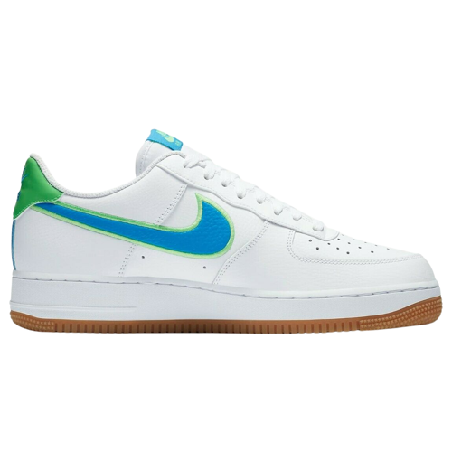 Nike Air Force 1 Low White Bright Blue Green