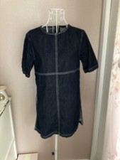 Asos denim dress Size 8 In 100% Cotton In Excellent Condition