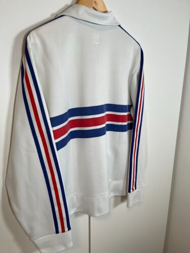 ADIDAS FIREBIRD Beckenbauer Great Britain Jacke Weiß Blau Rot Gr M Retro Vintage - Bild 16 von 18