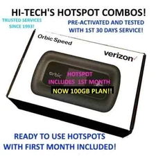 INTERNET HOTSPOT (Verizon) Mobile WiFi Hotspot ✅ WITH 100gb MONTH INCLUDED ! ✅