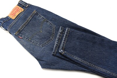 Levi's 512 Men's Jeans W32/L30 Slim Tapered Faded Zip Whiskers