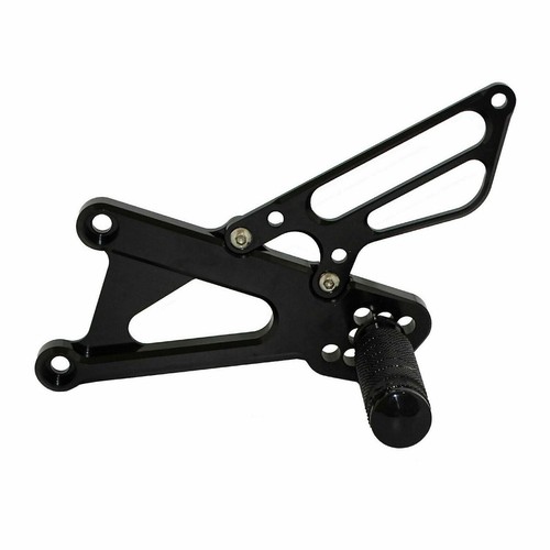 Black Rearset Foot Pegs Rear Set For Triumph DAYTONA 675/STREET TRIPLE 2006-2012 - Picture 9 of 12