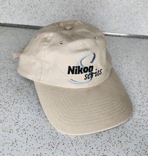 Vintage Nikon S Series Camera Cream Baseball Hat Cap Strapback