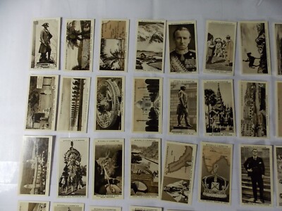 Stephen Mitchell Cigarette Cards Our Empire 1937 Complete Set 50