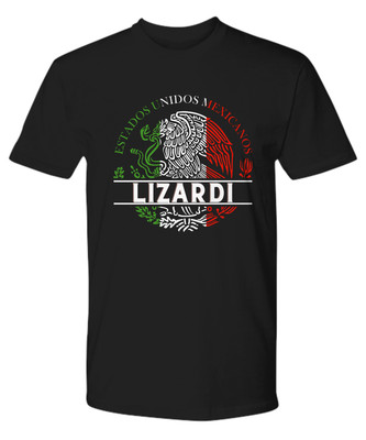 Family Name Mexico Premium T-Shirt, Estados Unidos Mexicanos Familia Lizardi - P