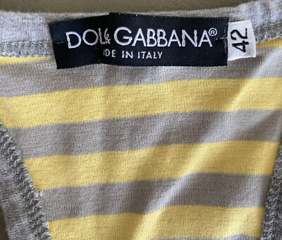 DOLCE&amp;GABBANA - DOLCE&amp;GABBANA    トップス Sequined top with branded elastic in Silver for Women