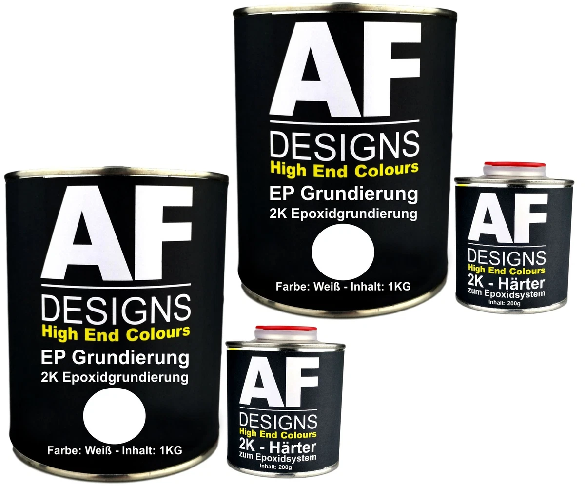 AVO 2K HS 4:1 Dickschichtfüller Grundierung Füller Filler Weiss 1Liter A020410