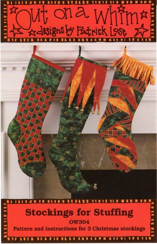 Stockings for Stuffing" Indygo Junction Out on a Whim Sewing Craft Pattern OW304 - Picture 5 of 5