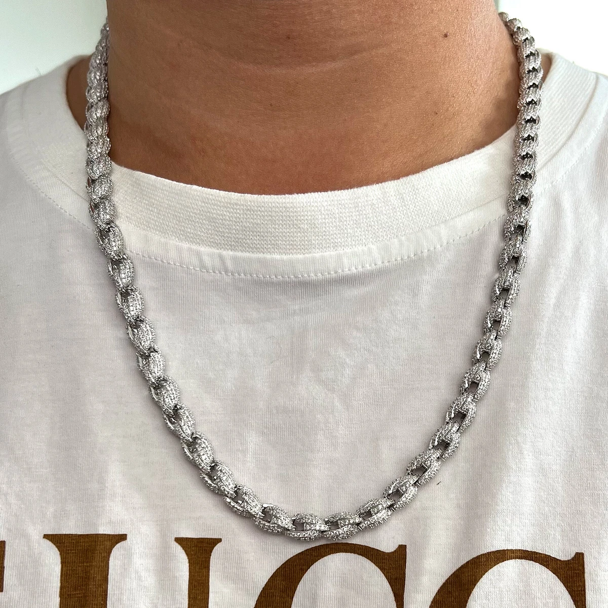 Iced rope chain deals