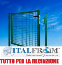 Cancello Pedonale in Ferro per Recinzione Cancelletto Modulare mt 1X2H Italfrom