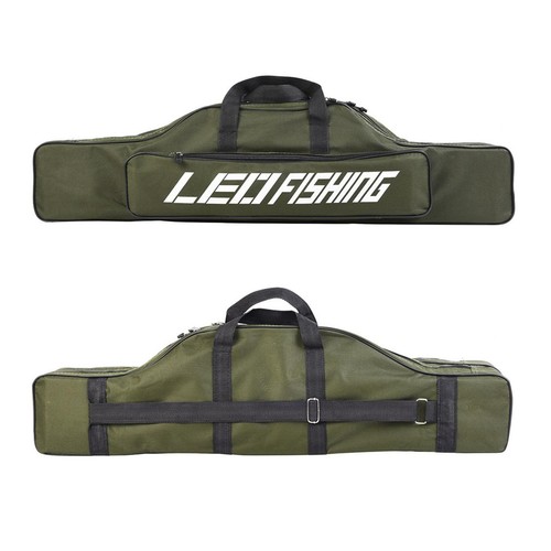 Fishing Rod Case Pole Carrier Storage Tackle Bag Carry Tube Rack Organizer Box - Picture 8 of 11