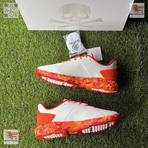 G/Fore G4 MG4+ Ghost Project Golf Shoe Sneakers ⛳️ US 11 ⛳️ Orange Fowler Camo - Picture 6 of 10
