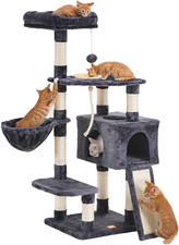 Cat Tree, Cat Tower for Indoor Cats with Scratching Board, Multi-Level Cat Furni