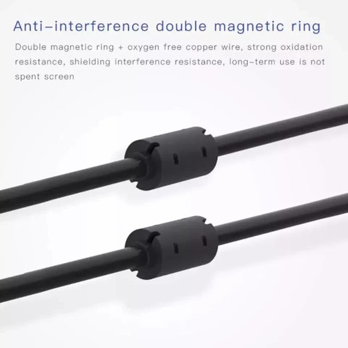 1.8M VGA Cable Male to Male 15 Pin VGA SVGA PC to TFT LCD Monitor TV Lead UK - Bild 6 von 7