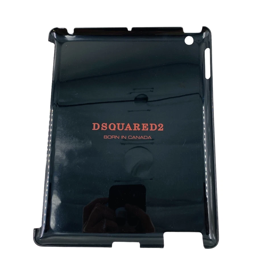 Dsquared2 Canada Black Hard Case Cover For Apple iPad 2 18 cm x 24 cm - Image 4 of 4