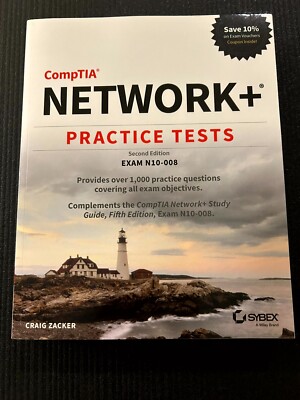 CompTIA Network+ Practice Tests : Exam N10-008 by Craig Zacker (2021, Trade...