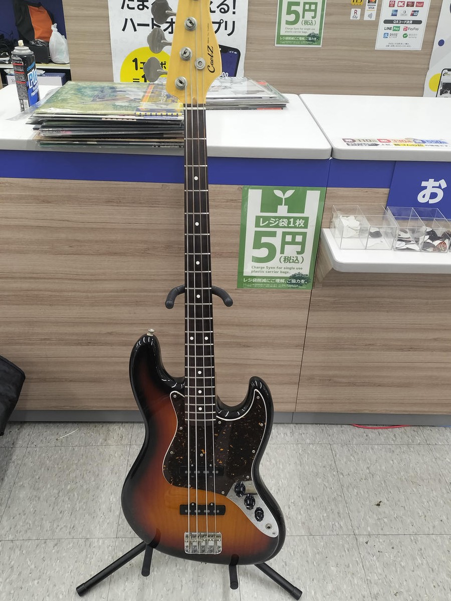 ベースギター 日本製 CooLZ クールジー エレキベース JAZZ BASS ZJB-1R 3TS