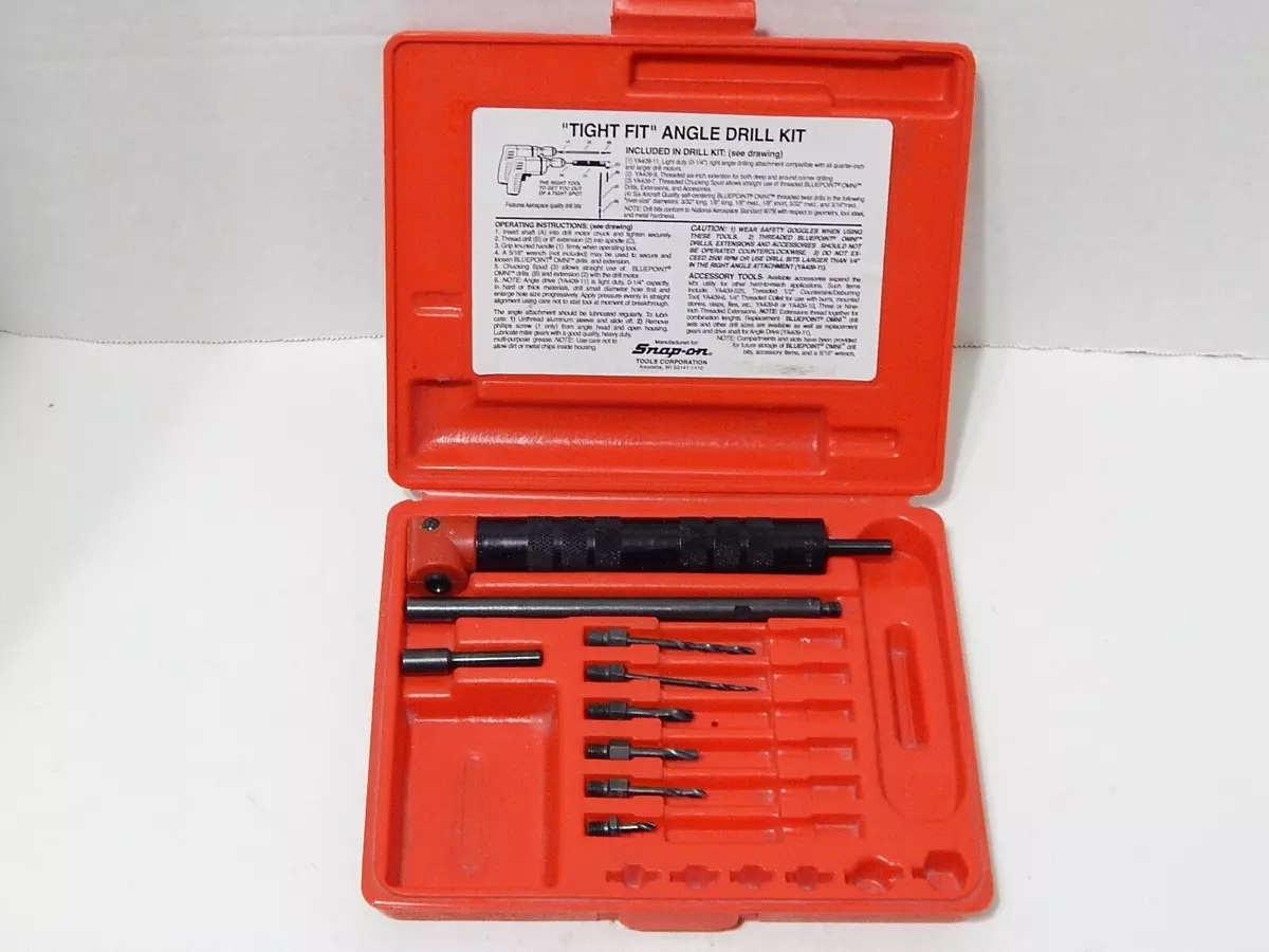 BLUE POINT YA409 TIGHT FIT ANGLE DRILL KIT eBay