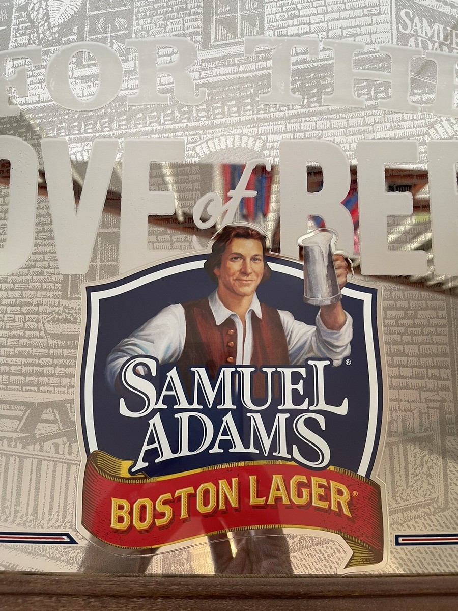 Corona Coors Samuel Adams アンティークサインボード Samuel Adams Boston Mirror Advertising Sign Americas World