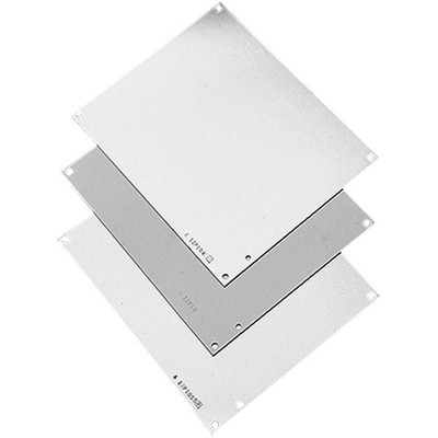 5 Box of 4-nVent Hoffman OEM A10P8 Interior Panel,White,8.75in. H x 6.88in. W